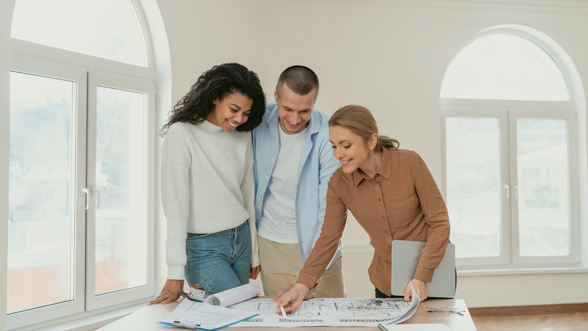 Imobiliária com atendimento exclusivo.